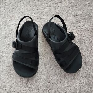 Chaco Chillos Sport Black Sandals Kids/Juniors Unisex Size 3